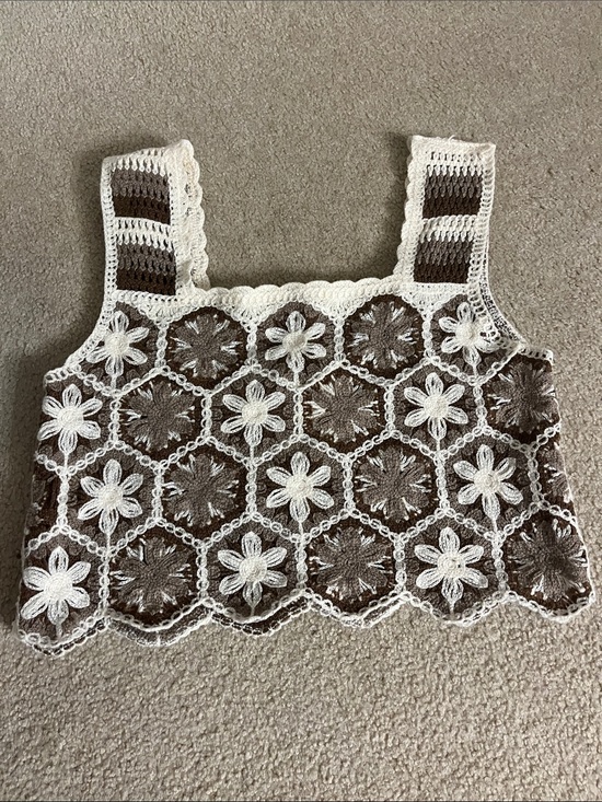 Rebellion Again Tops - Crochet summer top